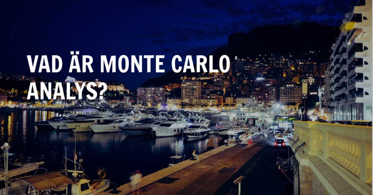 Du visar för närvarande Monte Carlo analys – Risk analys trading